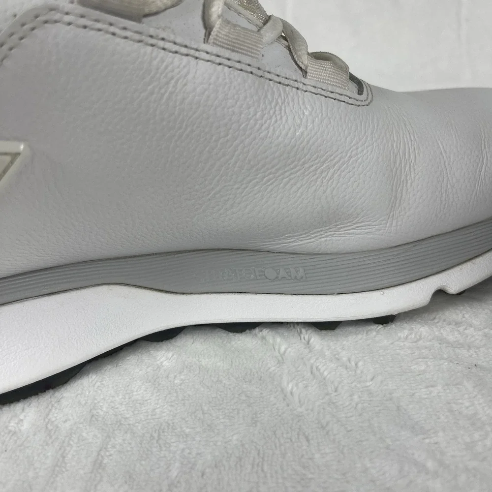FootJoy Pro SLX Golf Shoes Mens 11 White Leather Spikeless Ortholight 56912